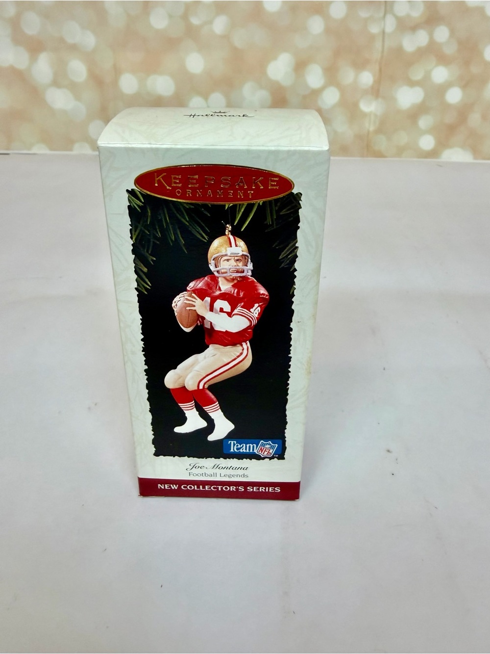 Hallmark Keepsake Ornament Joe Montana Football Player New Collector's Series